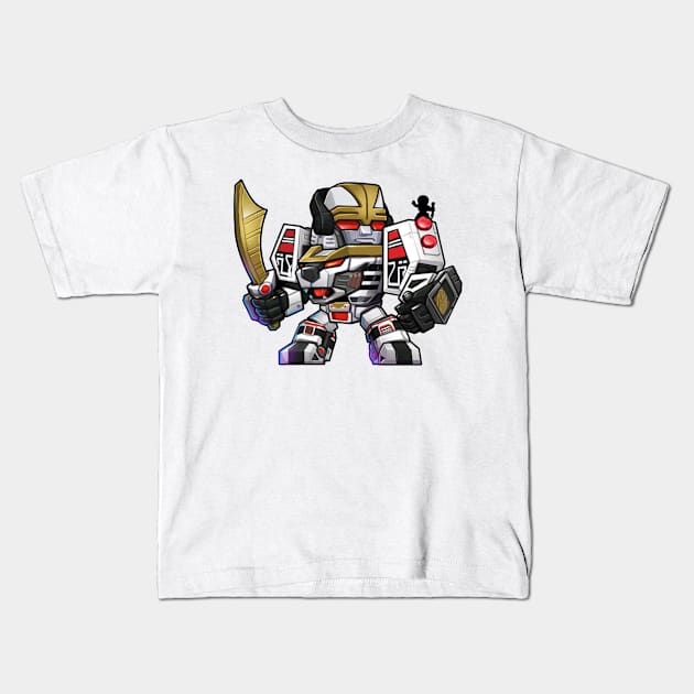 TigerZord Kids T-Shirt by mprokolo corgi